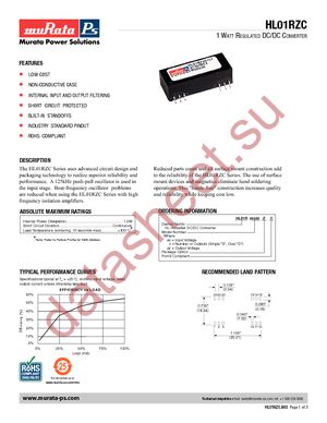 HL01R05S15ZC datasheet  